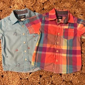 2T OshKosh Button Down Shirts